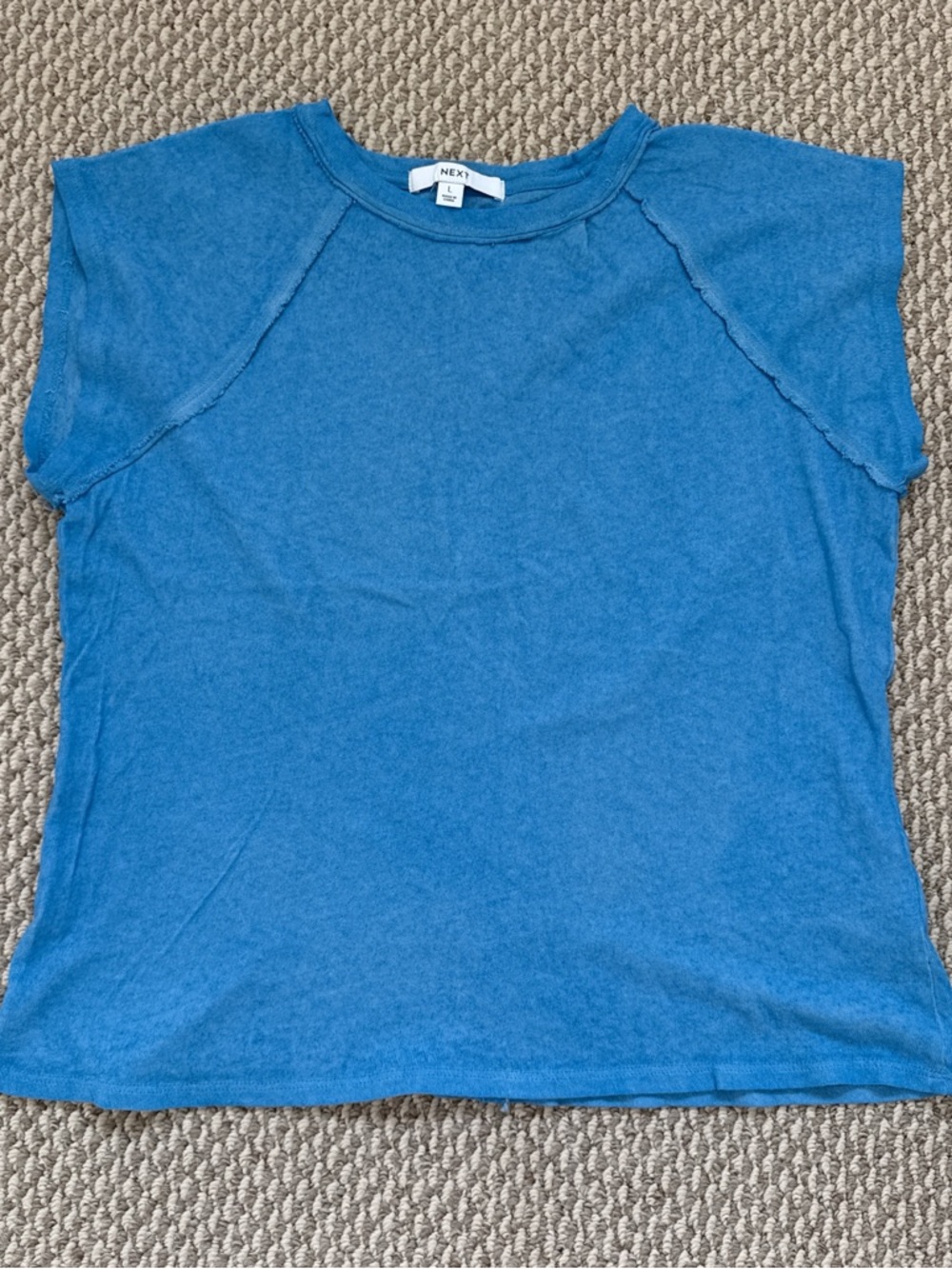Washed Blue Short Sleeve Tee